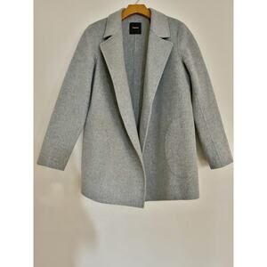 Theory Sileena Open Coat Women S Gray Cashmere Wool No Lining Luxurious